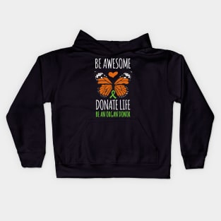 Be Awesome Donate Life Organ Donor Men Women Kids Hoodie